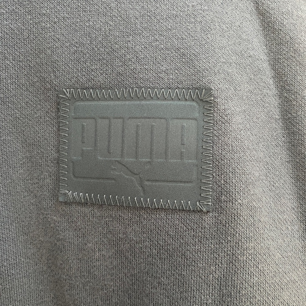 Puma Hoodie Men XXL Teal Pullover Waffle Panel Cotton Gym Lounge 682801-25 - Picture 8 of 8